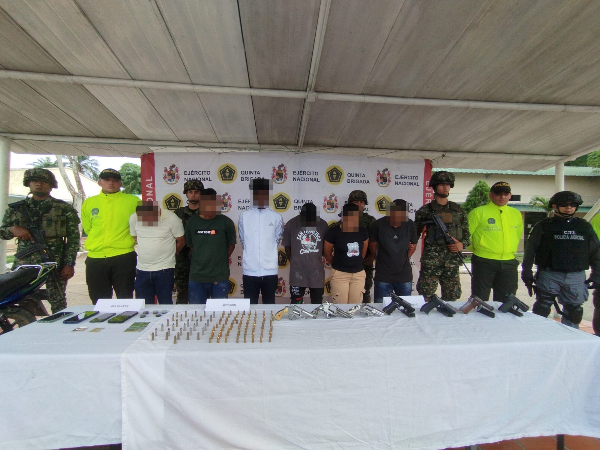 Banda del ELN capturada tras un mes de labores de inteligencia