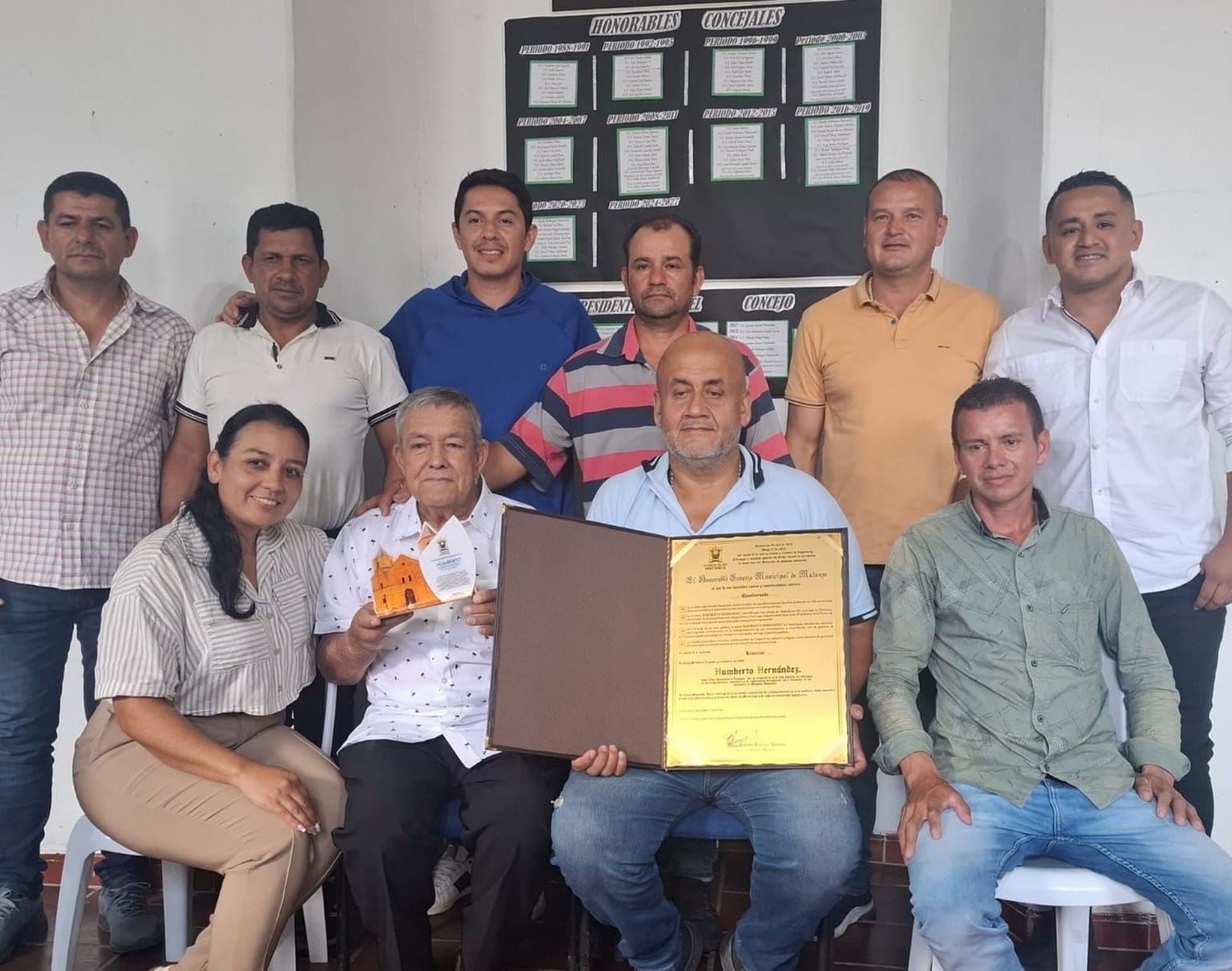 Honorable exaltación a don Humberto Hernández