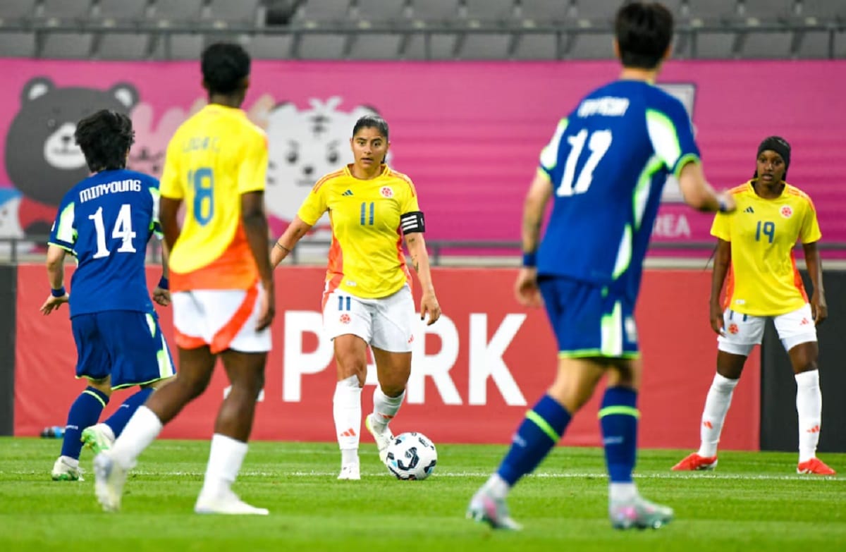Colombia femenina cerró gira por Asia con empate ante Corea