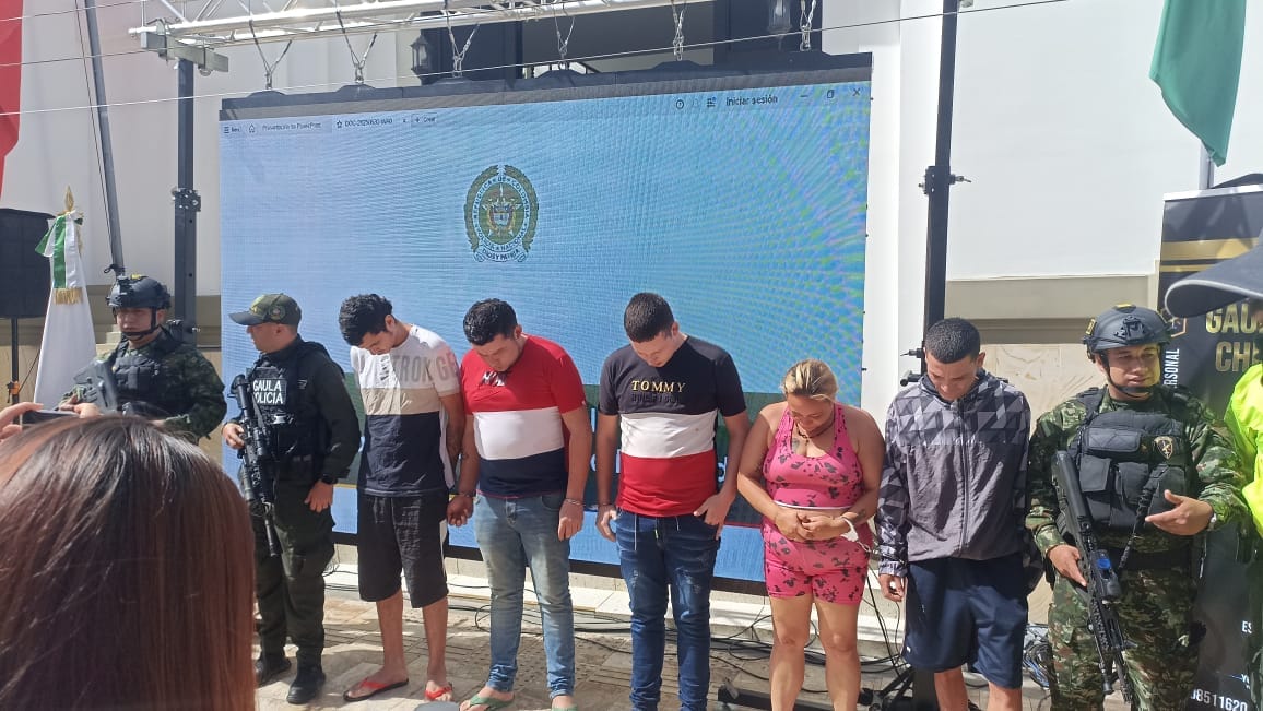 La Policía adelanta capturas en Santander