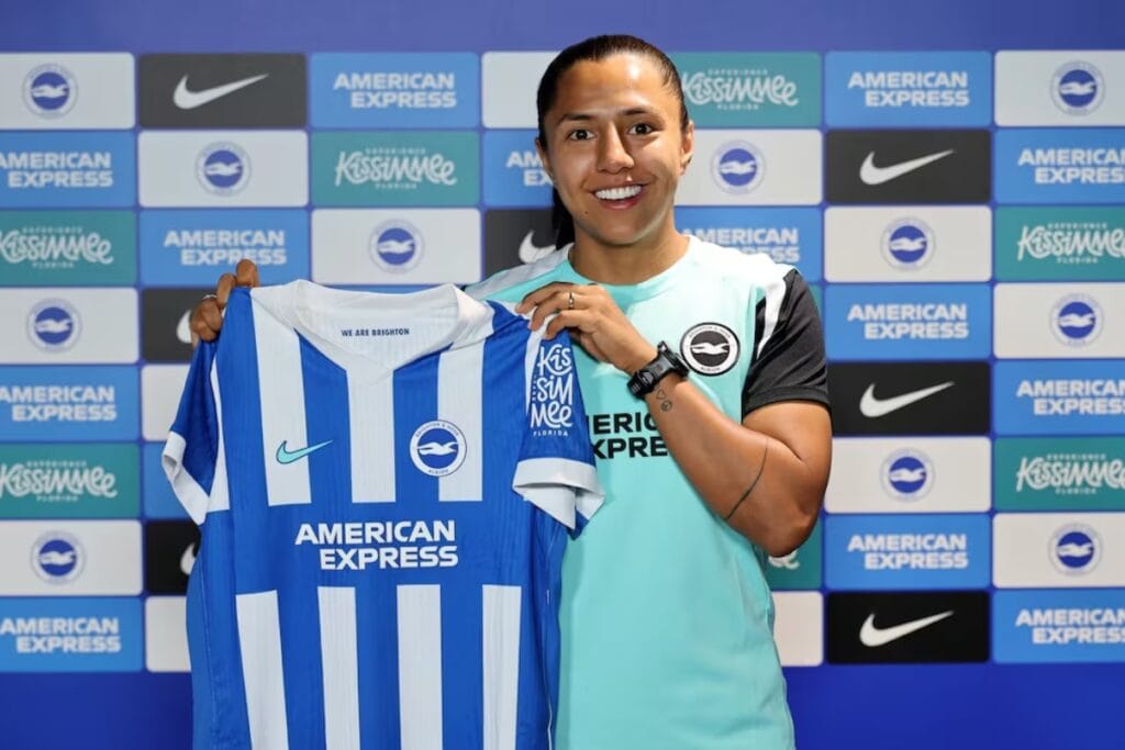Manuela Vanegas, nueva jugadora del Brighton & Hove Albion