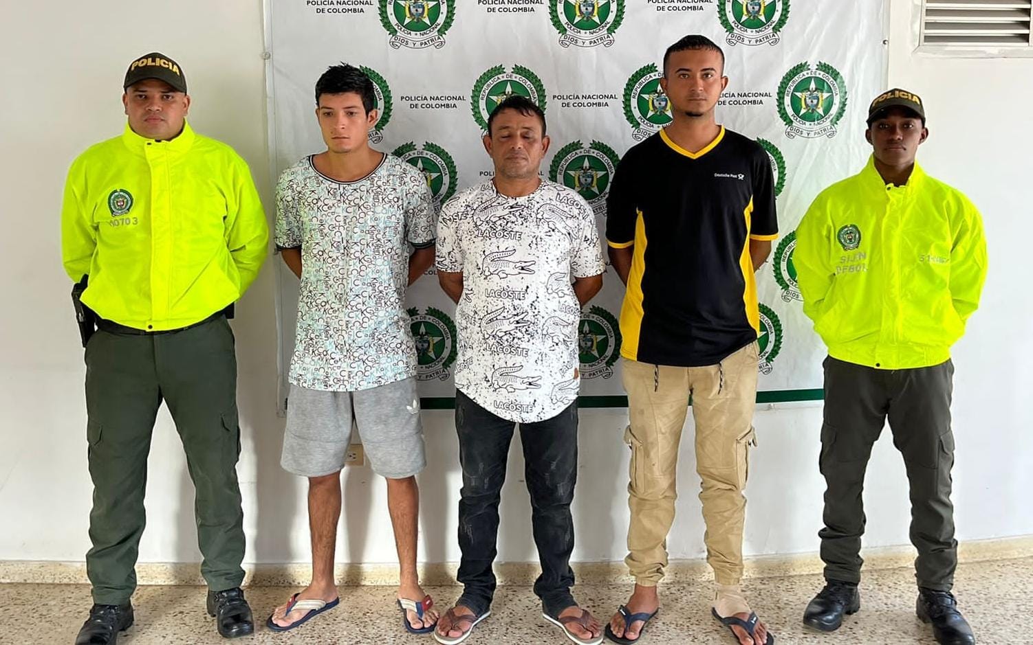 Capturados presuntos extorsionistas del Clan del Golfo que delinquían en Santander