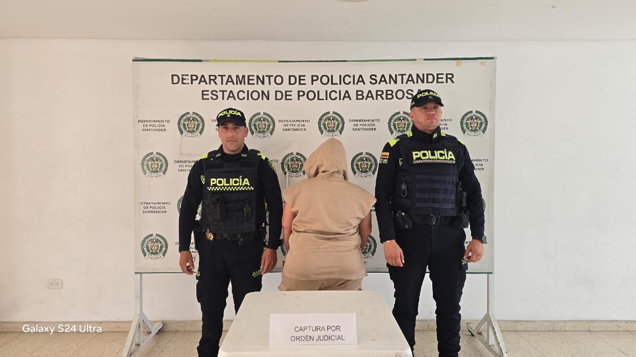 Duro golpe al microtráfico en Barbosa: Capturada alias “Yuli