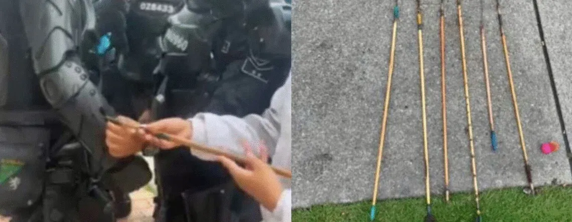 MinDefensa ofrece millonaria recompensa por información sobre los responsables del ataque con flechas a la Policía en Bogotá