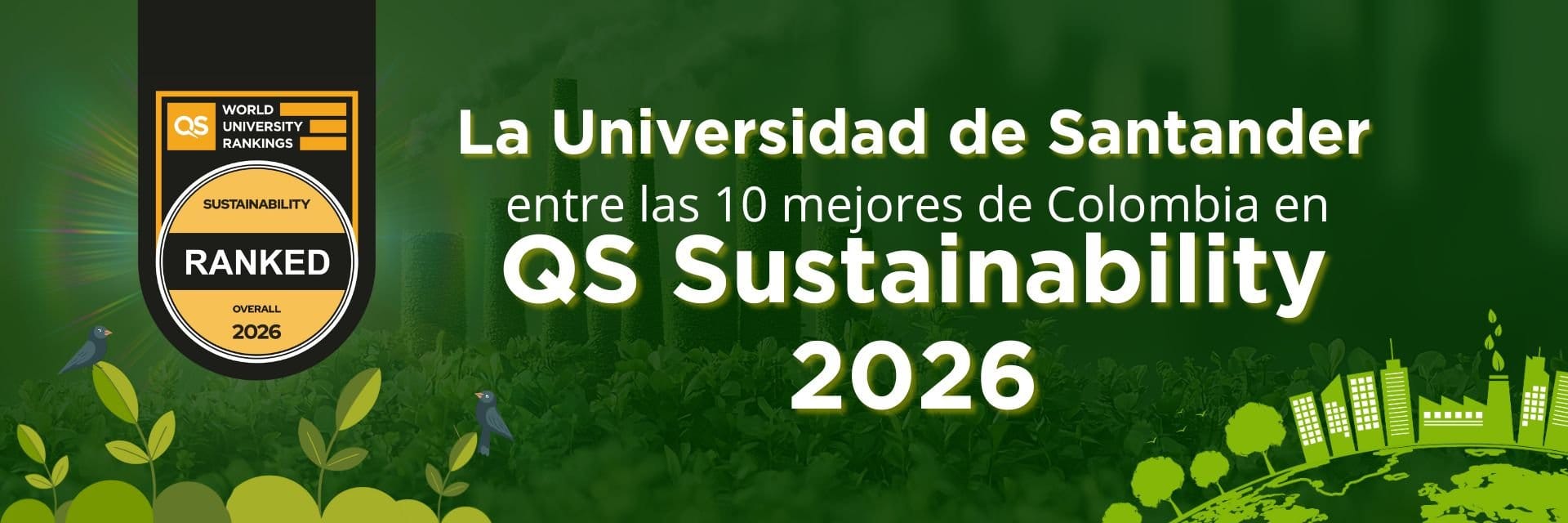 UDES entre las 10 universidades más sostenibles del país