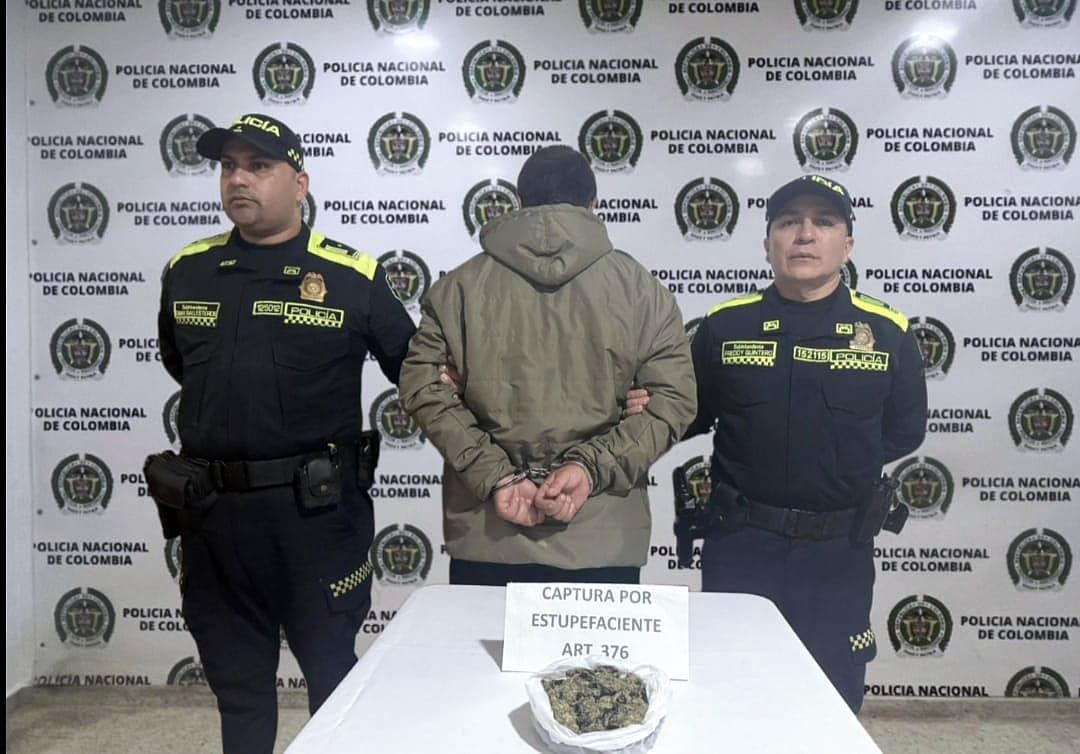 Otro más: Policía de Santander captura a hombre que transportaba más de 129 dosis de marihuana rumbo a Bucaramanga