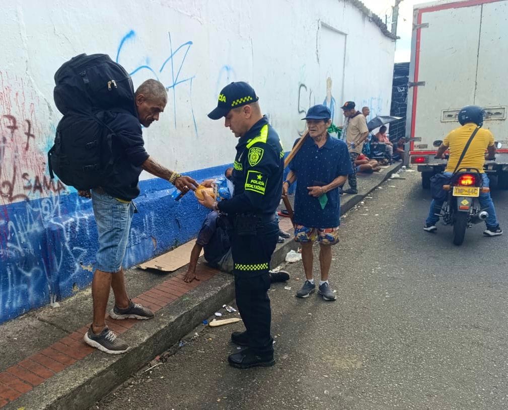 Jornada de solidaridad con población en condición de calle en Bucaramanga
