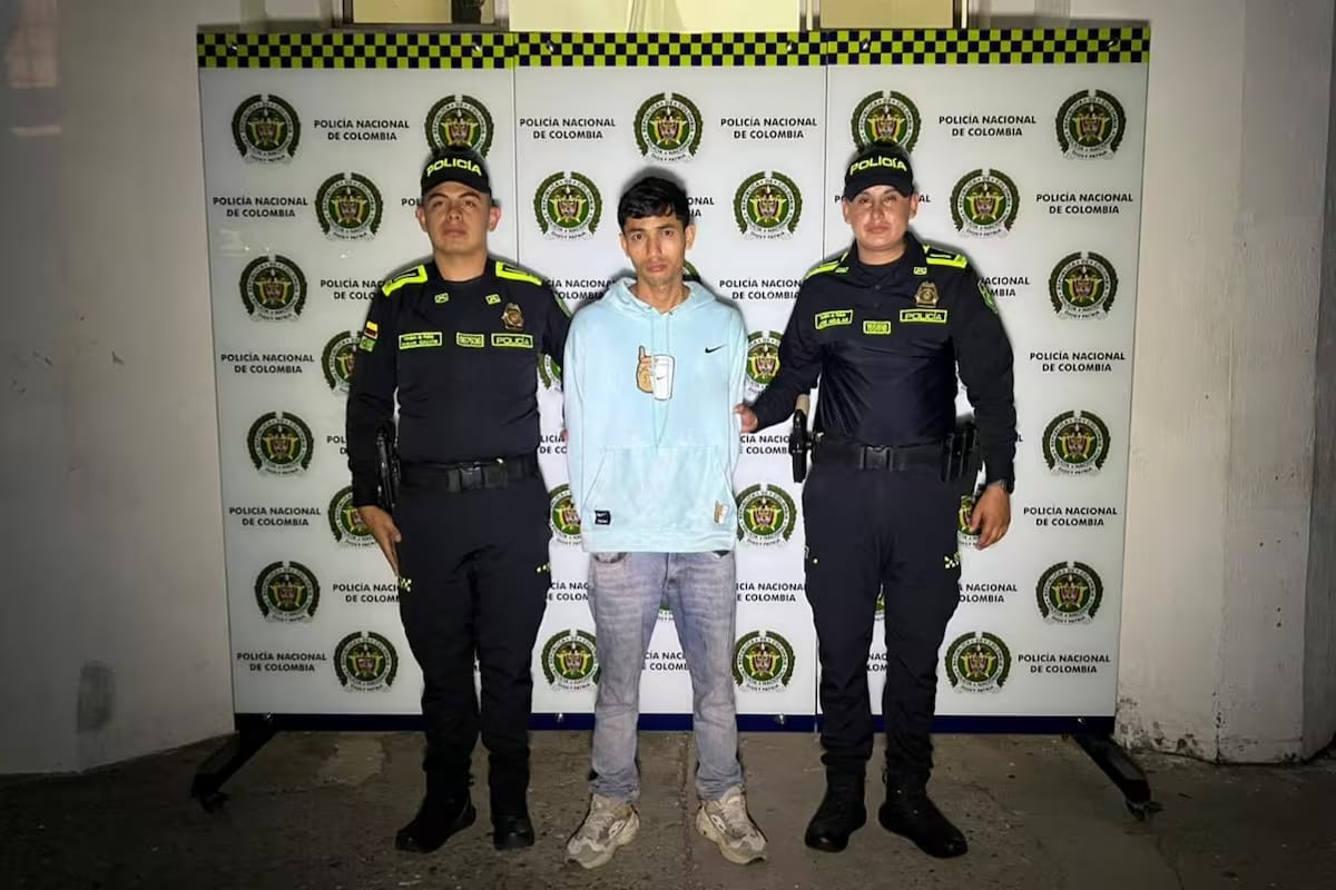 Capturan a 'TVS', temido sicario de 'Los de la M' en Santander