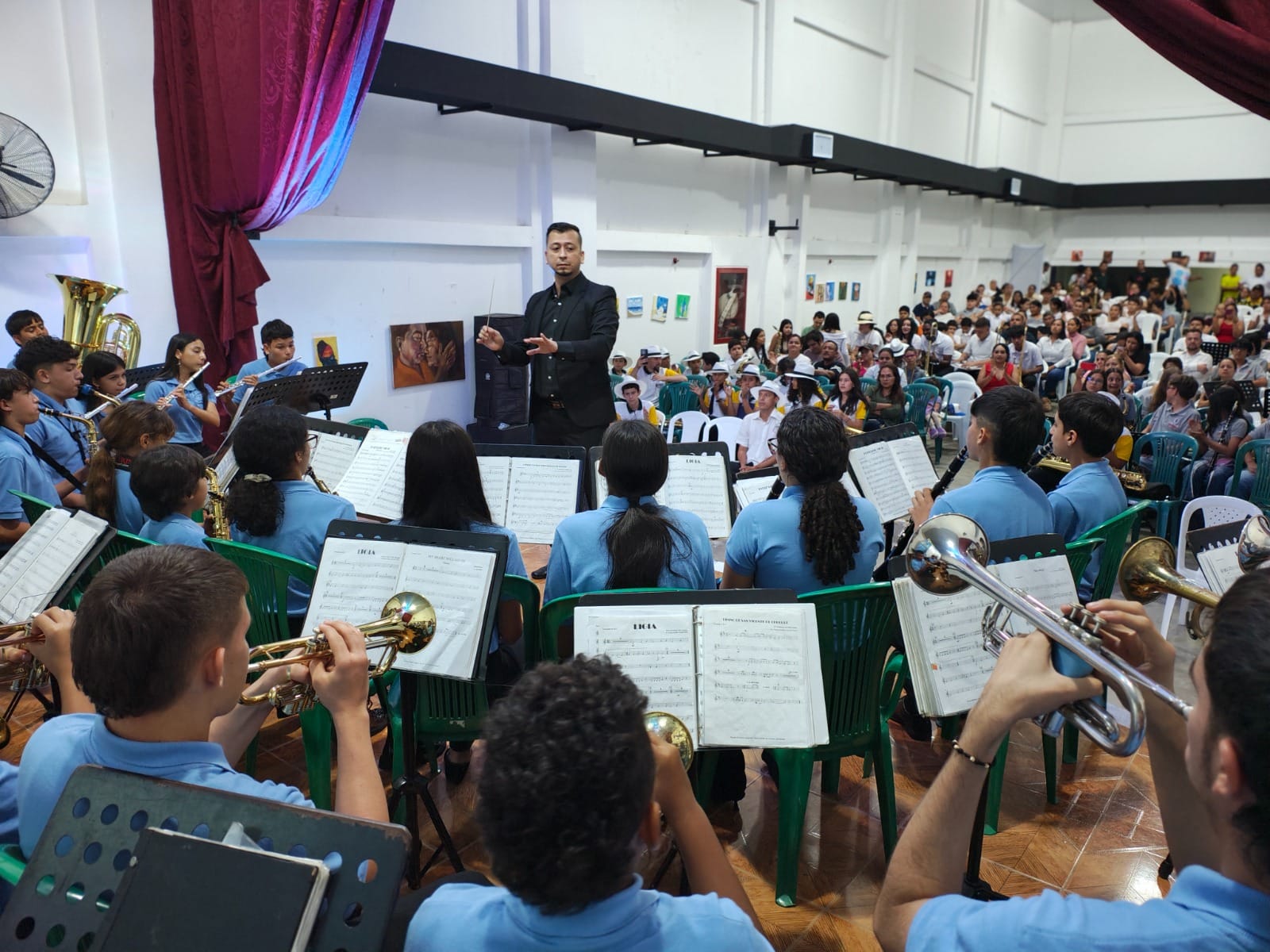 Jóvenes santandereanos se lucieron en el encuentro regional de artistas ‘Artes para la Paz’