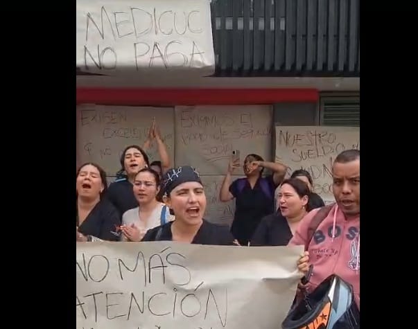 Qué paradoja: a trabajadores de la salud en Bucaramanga les tocó protestar porque los tienen sin seguridad social
