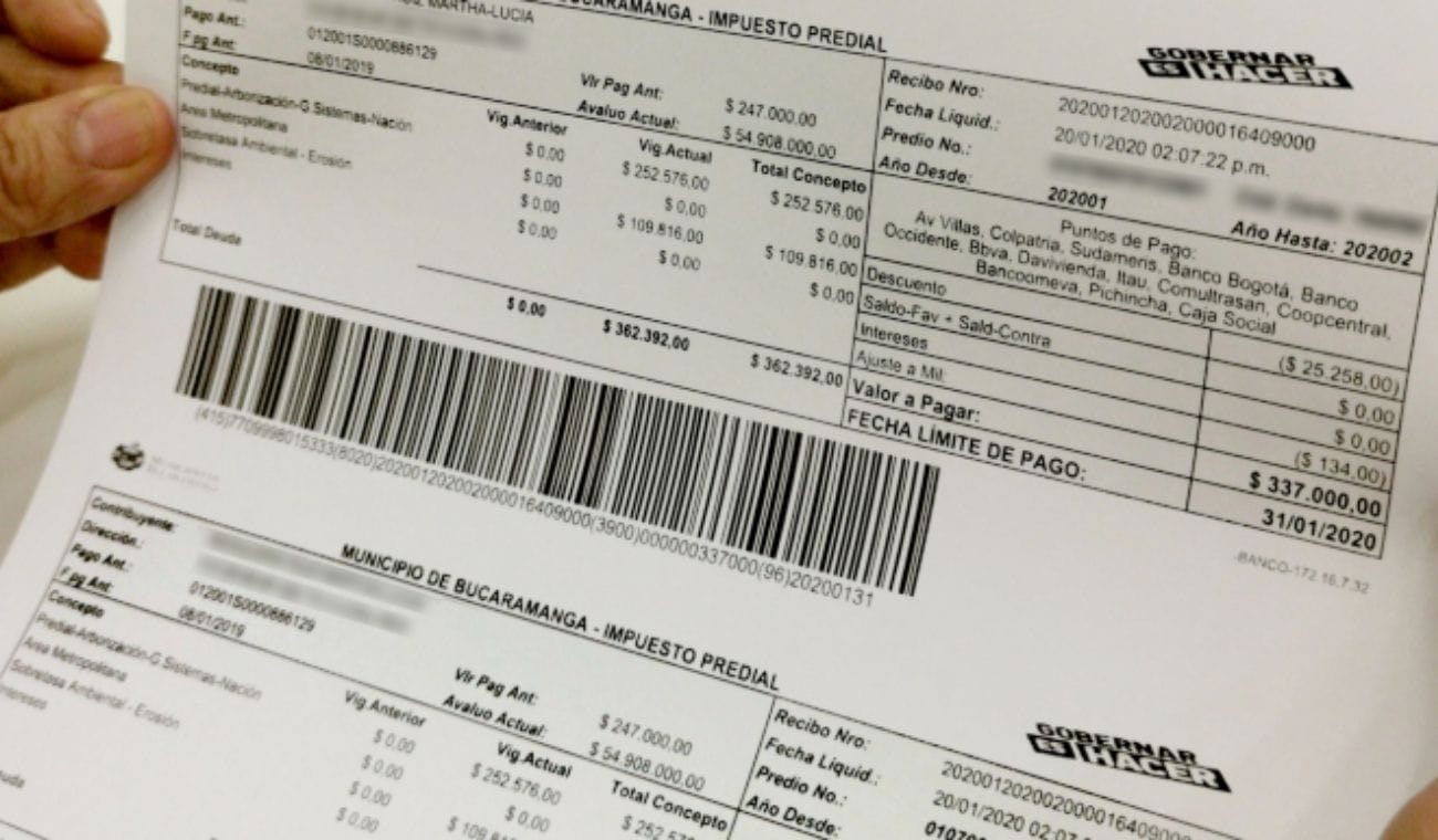 Rebajas por pronto pago el mayor incentivo para los bumangueses