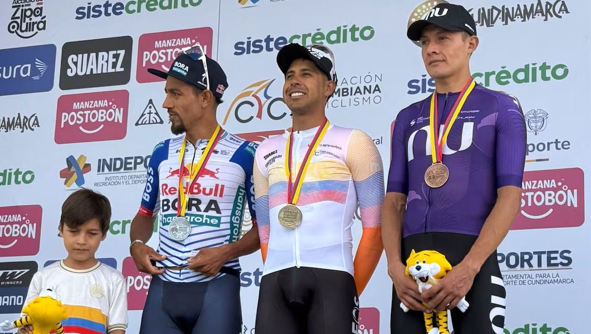 Brandon Rivera ‘rey’ del cronometro en Zipaquirá