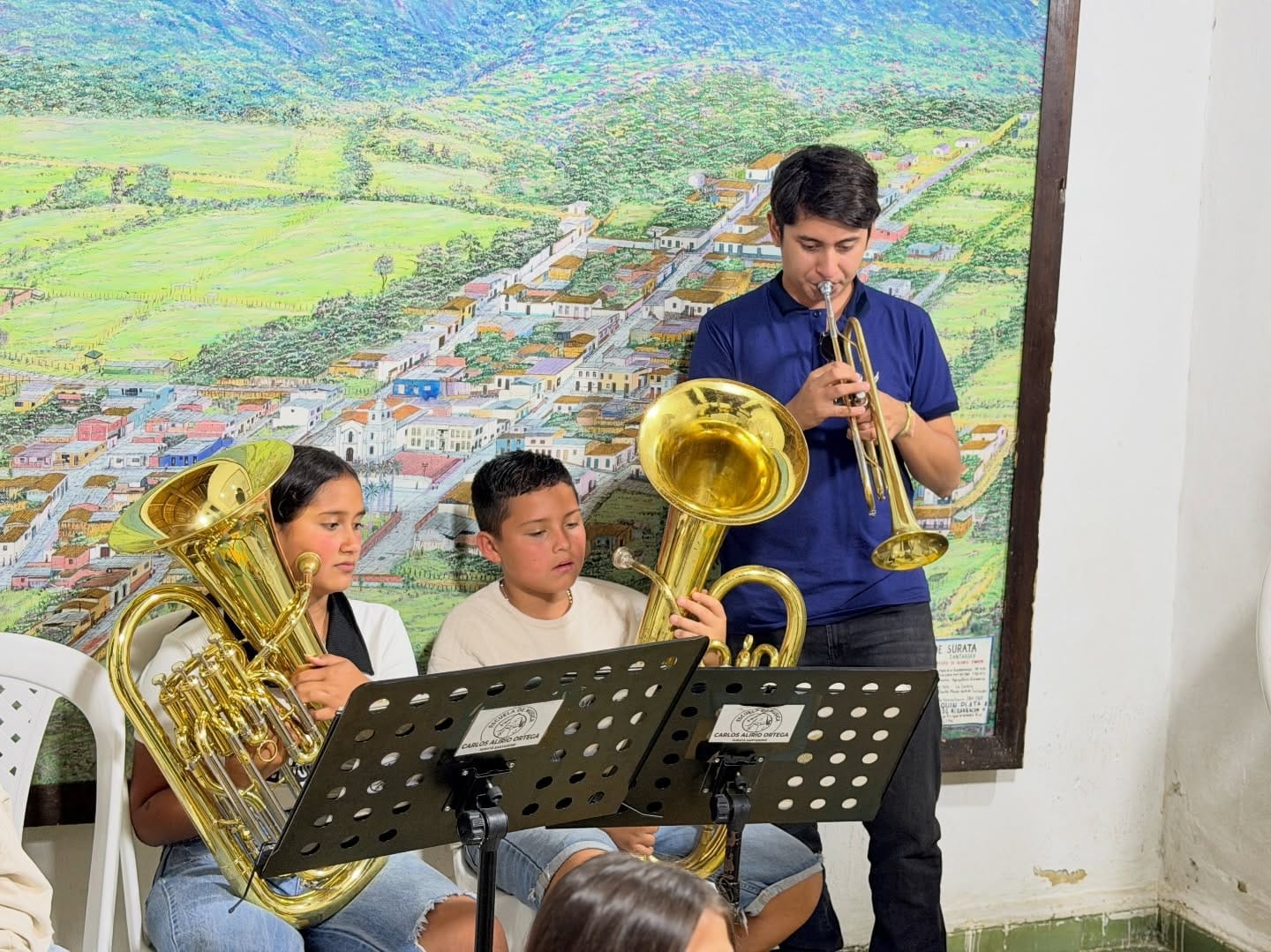 Nuevo año de formación musical en Suratá