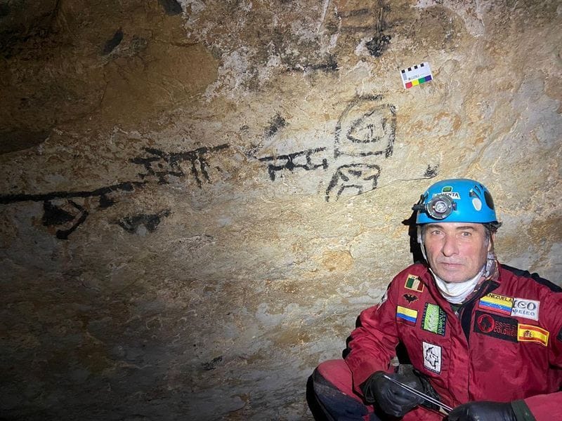 Primer hallazgo de arte rupestre en una cueva en Santander