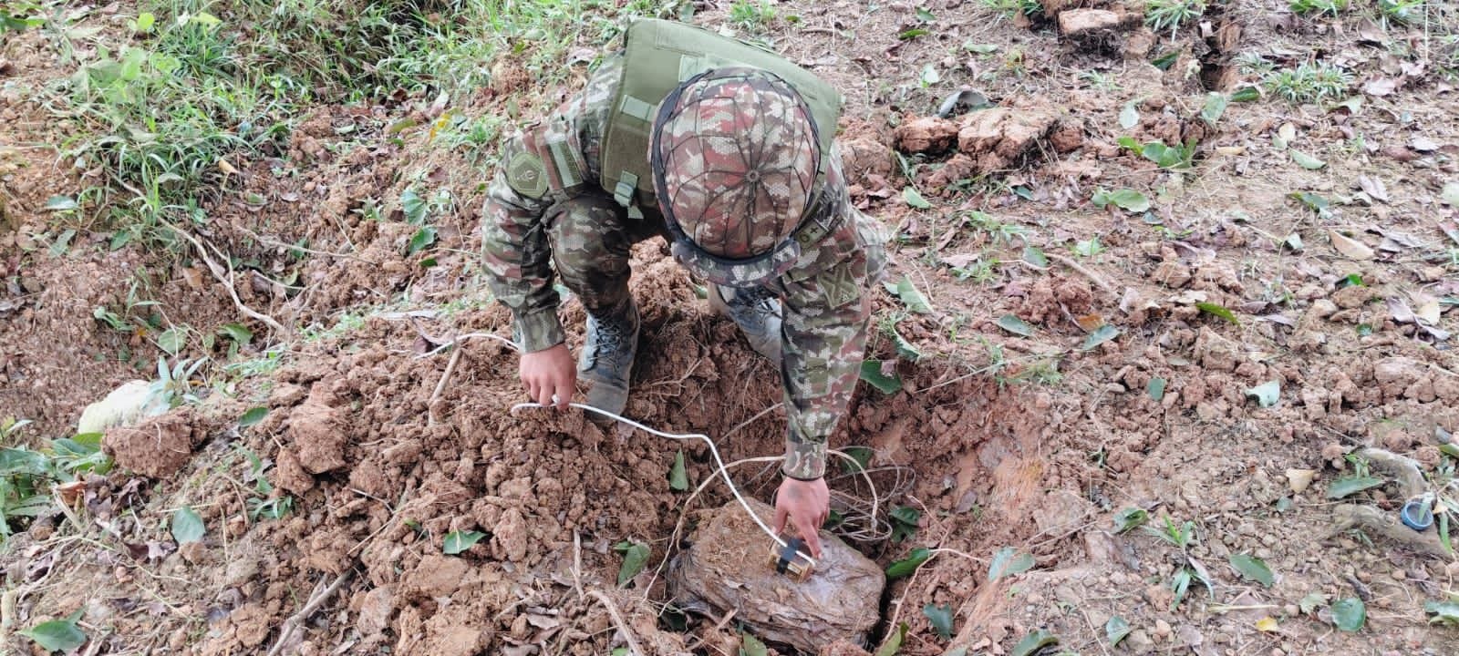 Neutralizados artefactos explosivos por el Ejército nacional