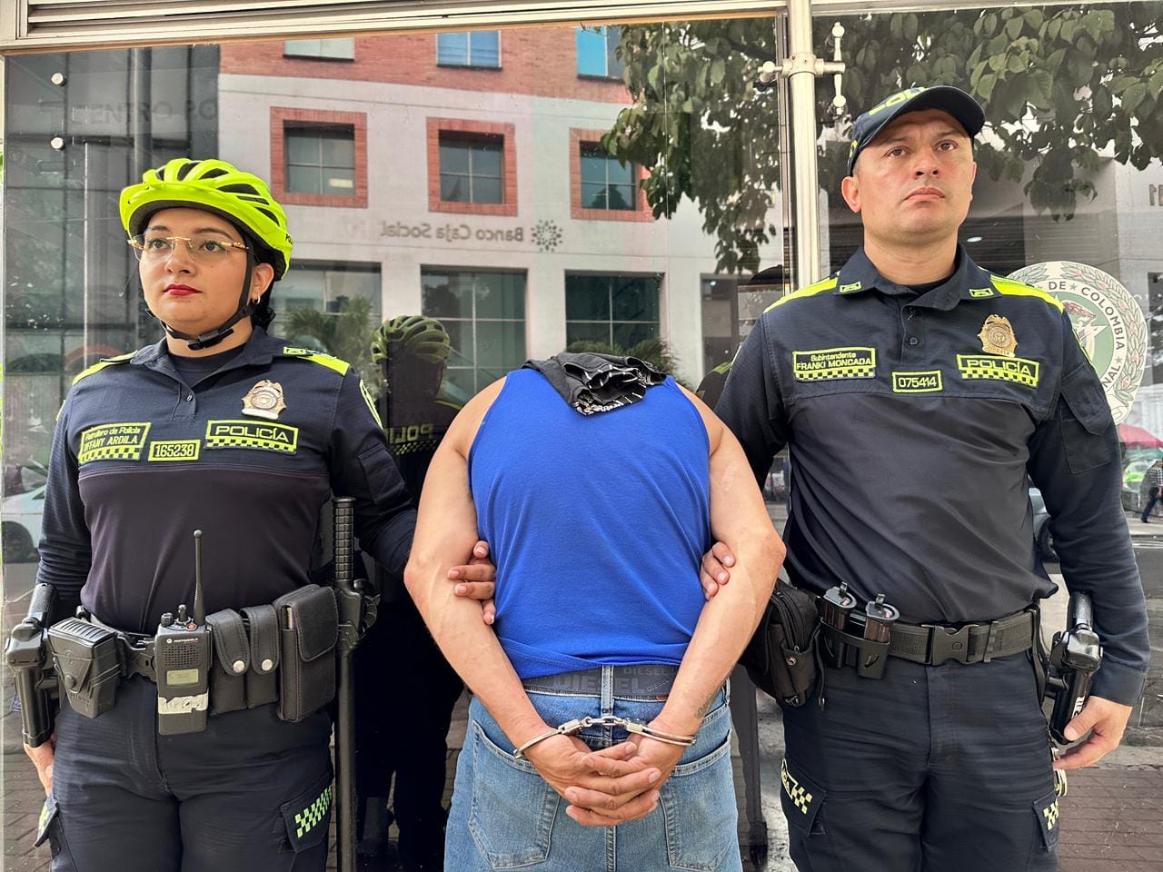 Caco fue atrapado por bicipolícias tras robo en el centro de Bucaramanga