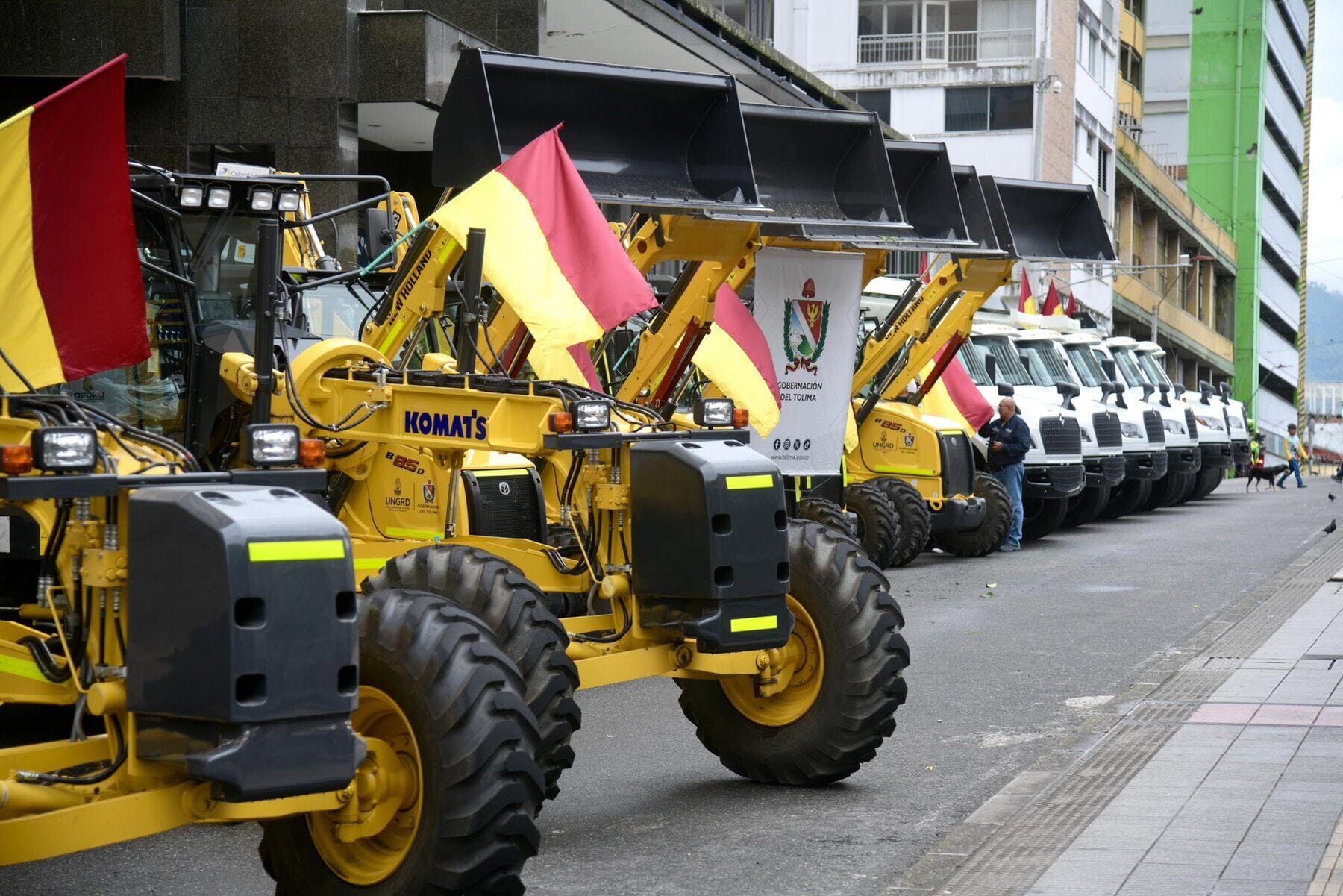 Millonaria inversión realizada en Santander para renovar la maquinaria pesada del departamento