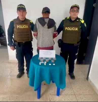 Capturado con más de 65 dosis en Rionegro