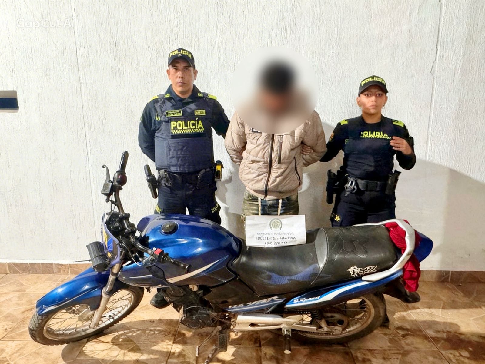 Contundente acción policial permite captura por falsedad marcaria en Betulia