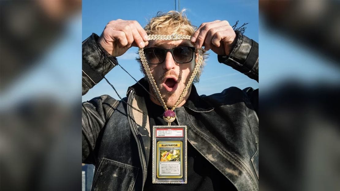 Logan Paul hizo historia y vendió la carta de pokemón más cara de todos los tiempos
