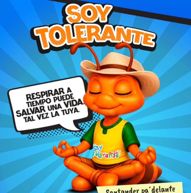 "Soy Tolerante" para frenar  la violencia impulsiva en Santander