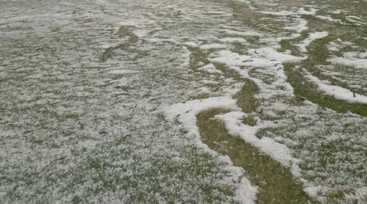 Calamidad pública en Encino por  granizada que deja 20 familias damnificadas