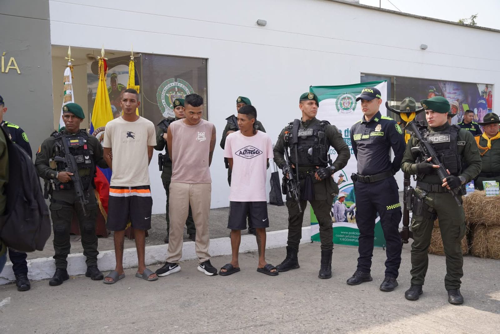 Captura de tres presuntos responsables del doble homicidio de Nancy Valderrama y su Hijo