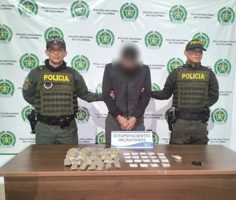 Capturan a presunto “domiciliario” con drogas
