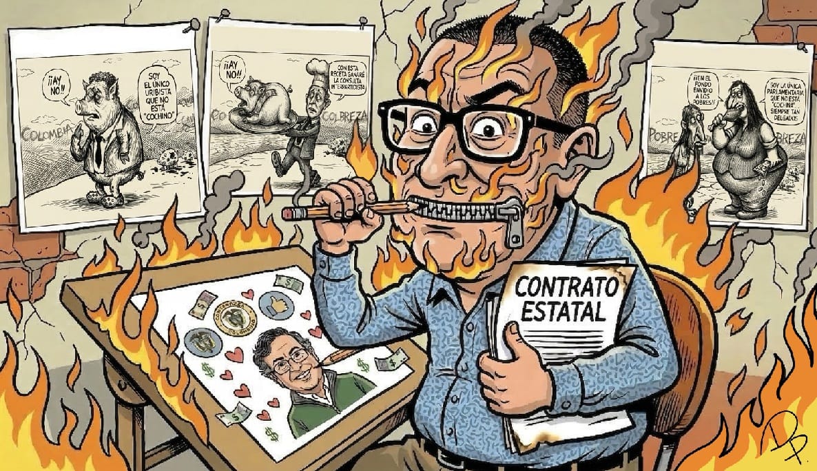 Caricaturista ‘Matador’ tiene leonino contrato con el Estado para producir contenido político