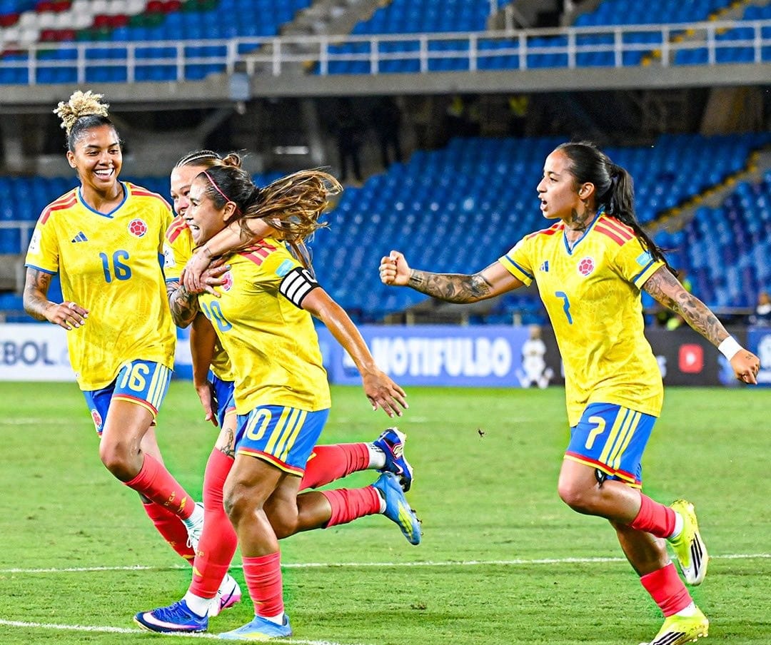 Selección Colombia Femenina ante Argentina