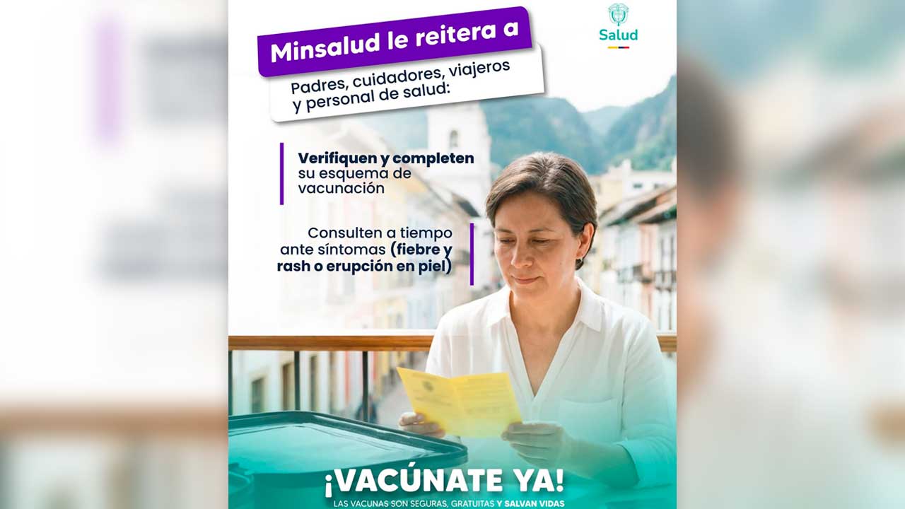 Colombia lanza gran jornada nacional de vacunación para proteger la salud de todos