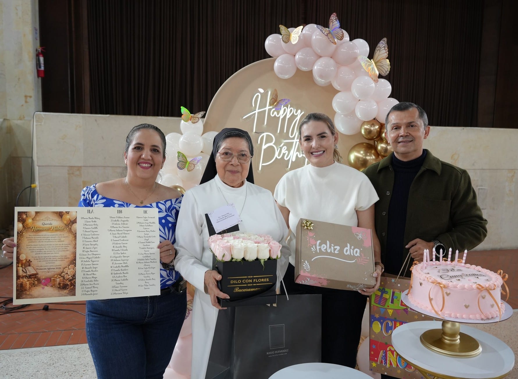 Celebración de cumpleaños Hermana Nubia Teresa