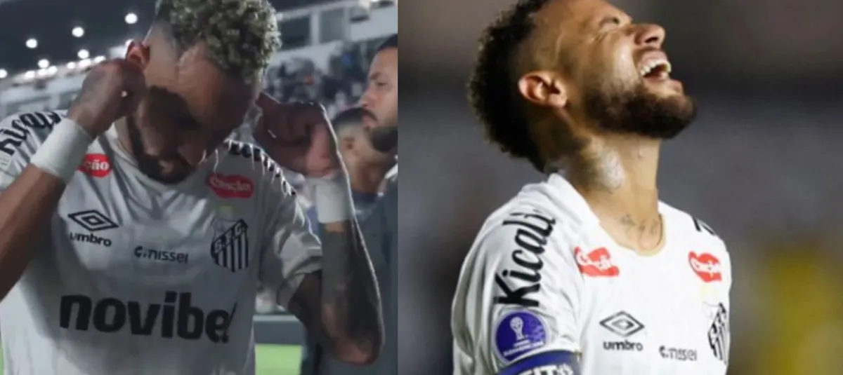 Neymar estalla contra la prensa y la hinchada tras derrota de Santos