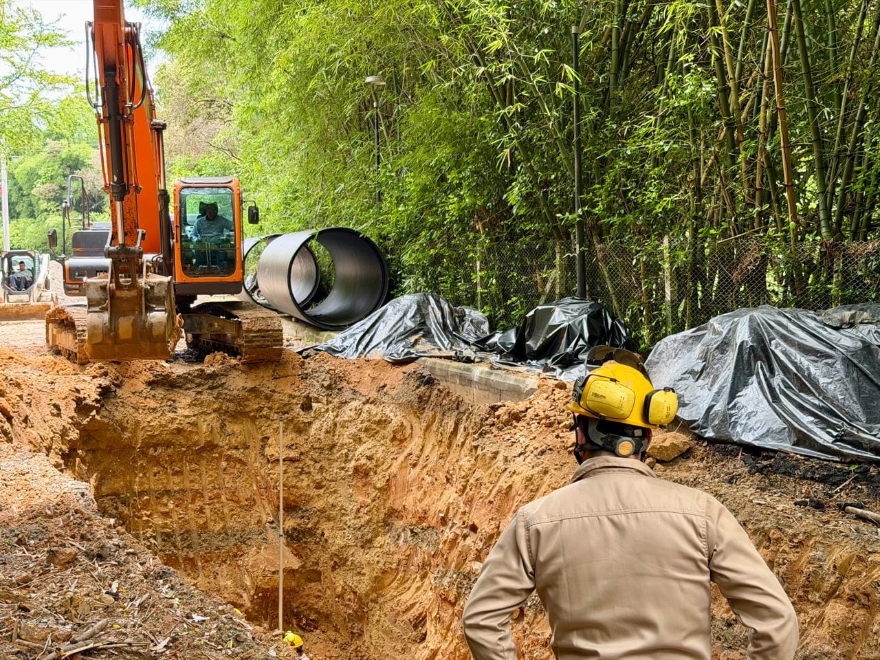 Canalización de quebradas en Bucaramanga avanza dentro del tiempo estipulado