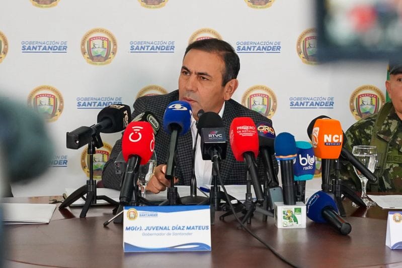 Gobernador Juvenal Díaz Mateus presentó balance de acciones en favor de la comunidad santandereana