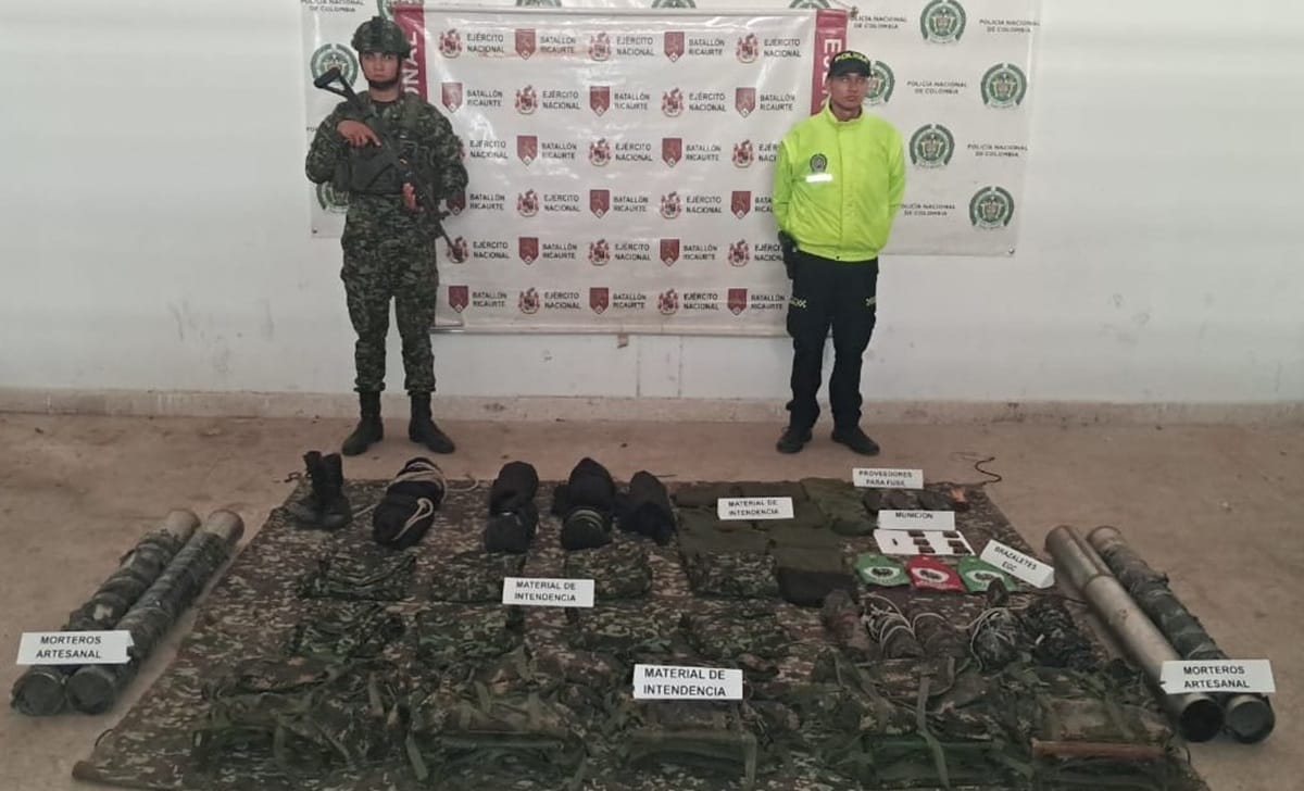 Ejército desmanteló caleta con material de guerra del Clan del Golfo