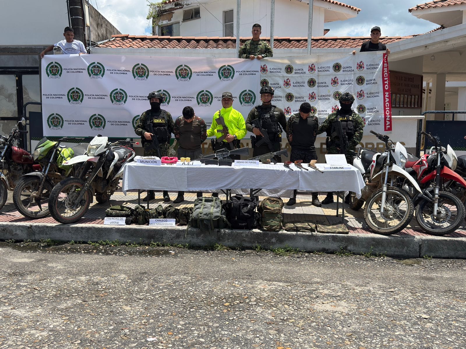 Golpe militar en Santander: combate, capturas y arsenal incautado a grupo ilegal