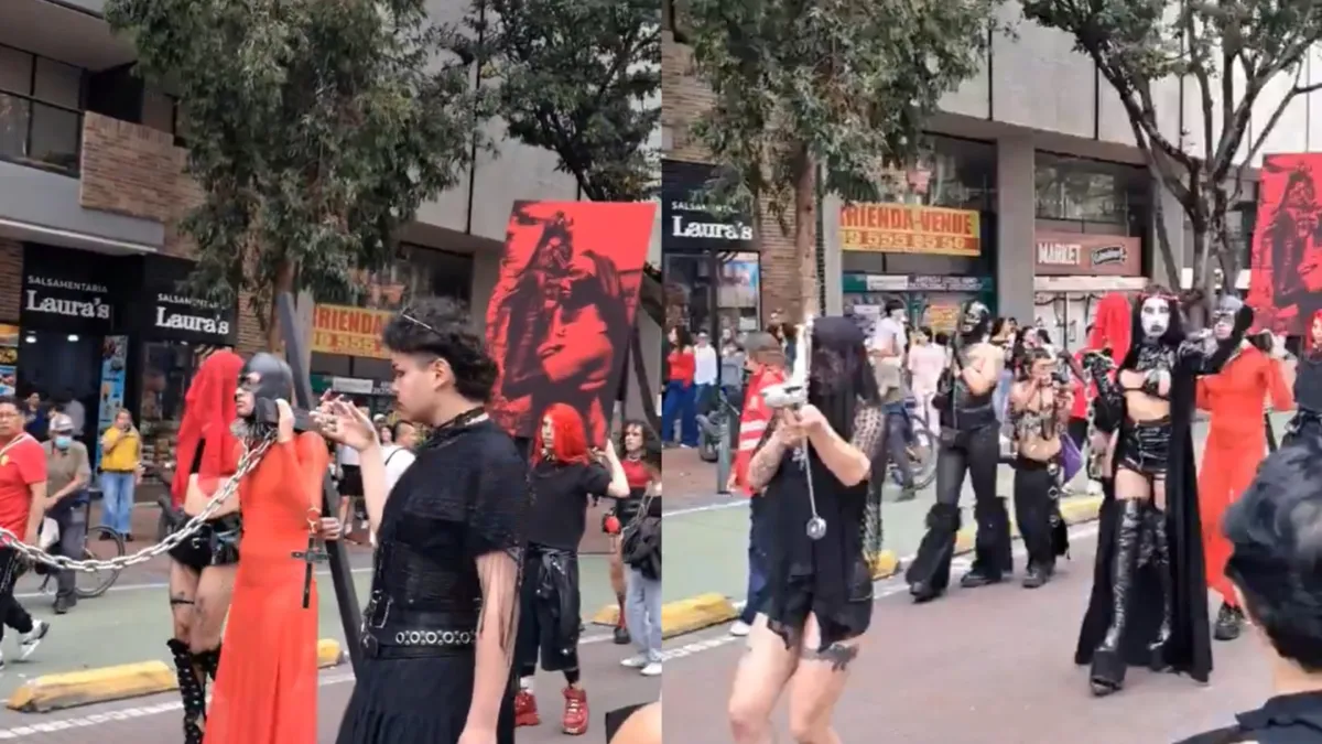 Grupo de ‘satánicos’ entorpeció misa de Viernes Santo en Bogotá