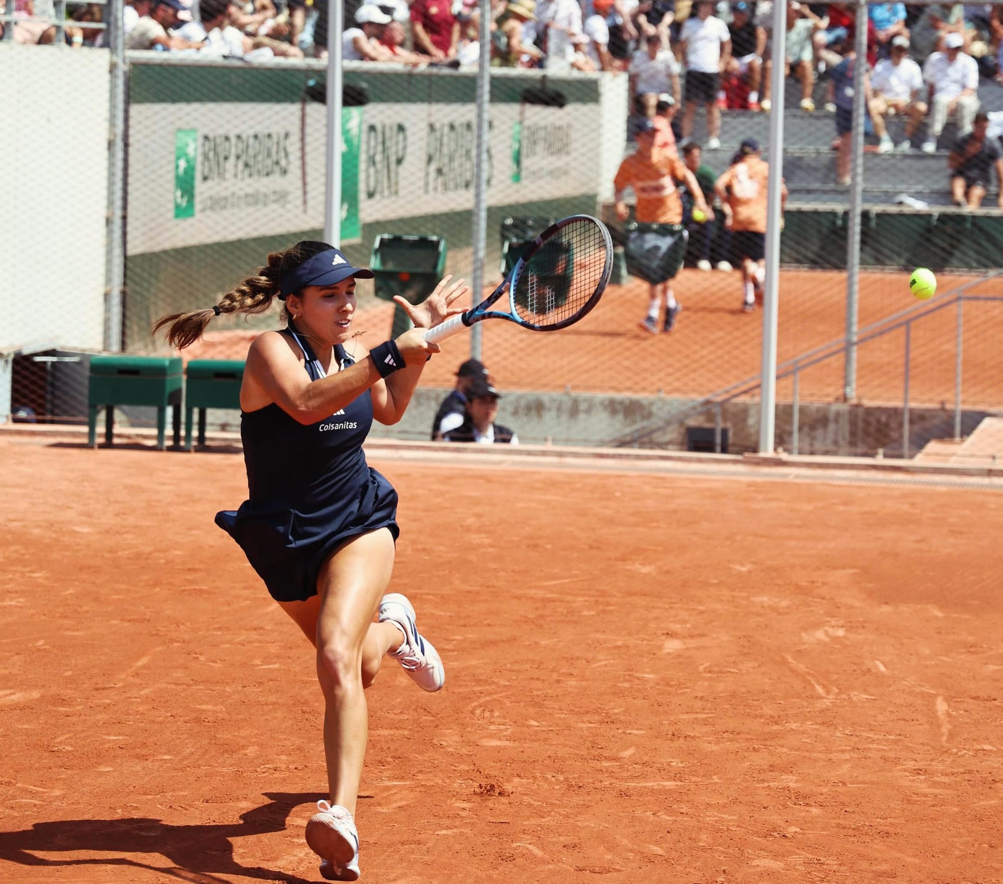 ‘Raquetazo’ de Camila Osorio en Roland Garros