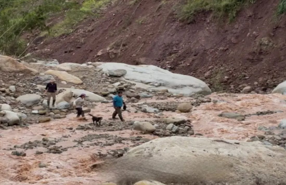 Pérdida total de la vía entre San Vicente de  Chucurí y Bucaramanga