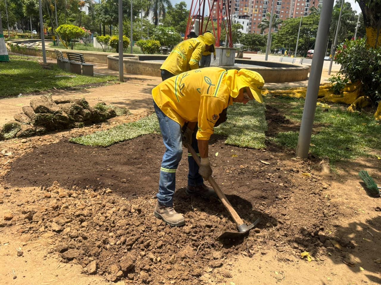 Avanza el embellecimiento los parques en ‘La Ciudad Bonita’
