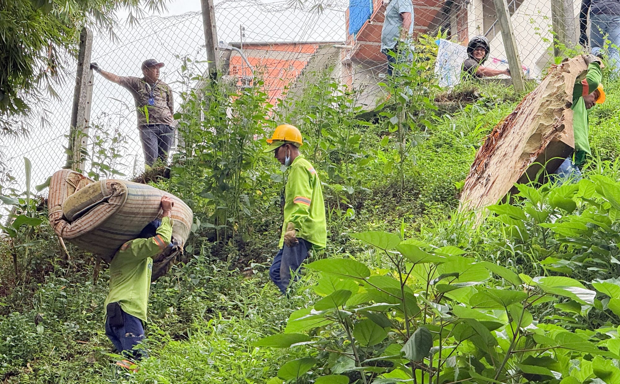 Limpieza del medioambiente para acicalar a Floridablanca