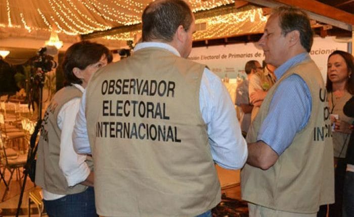 Habrá en total 150 observadores internacionales para elecciones