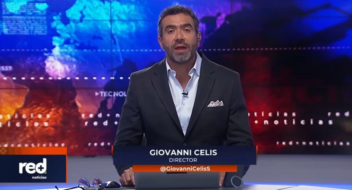 Apartan de la dirección de Red+ a Giovanny Celis tras denuncias de presunto acoso laboral y sexual