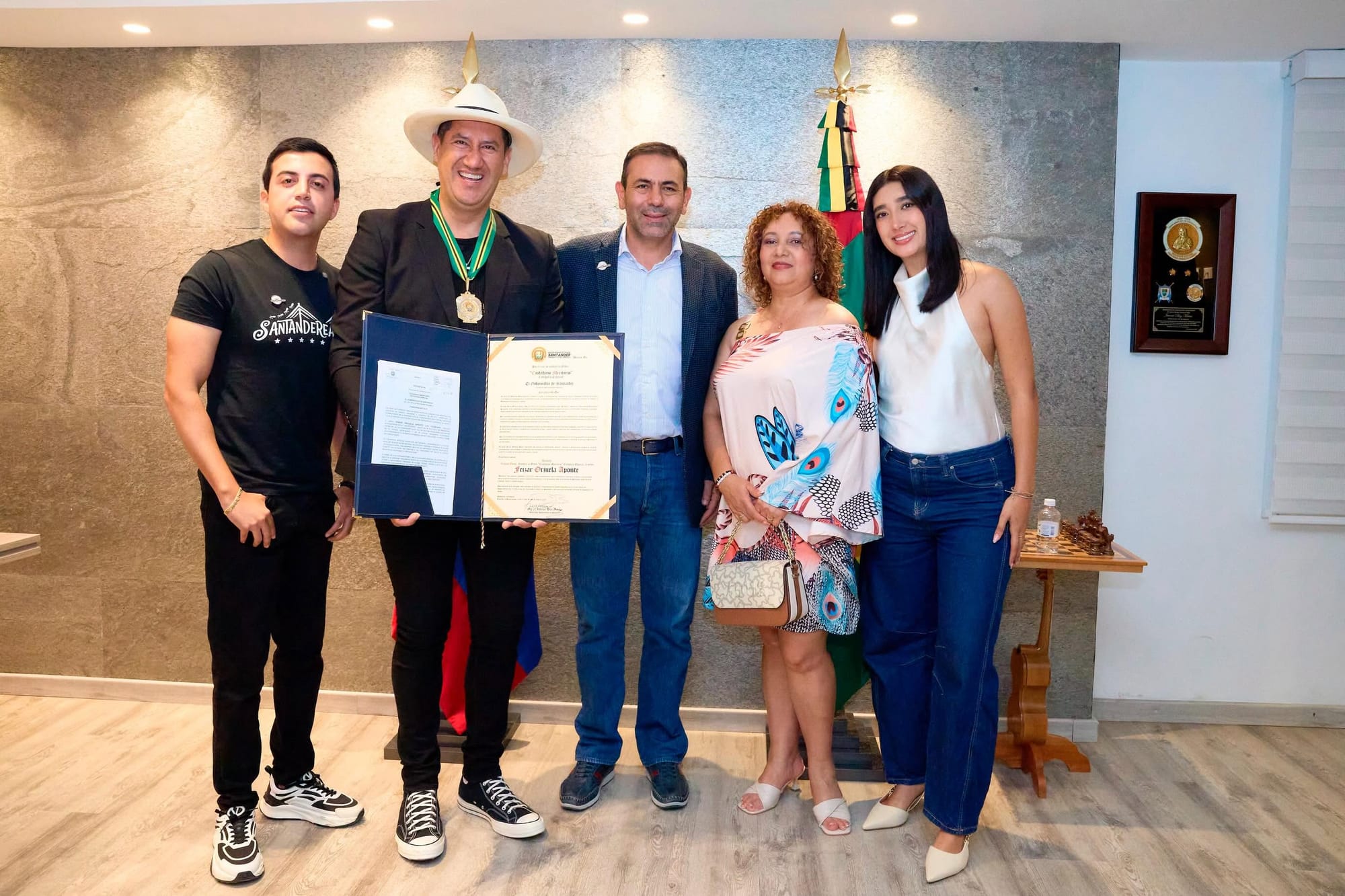 Gobernación de Santander exalta a Heredero