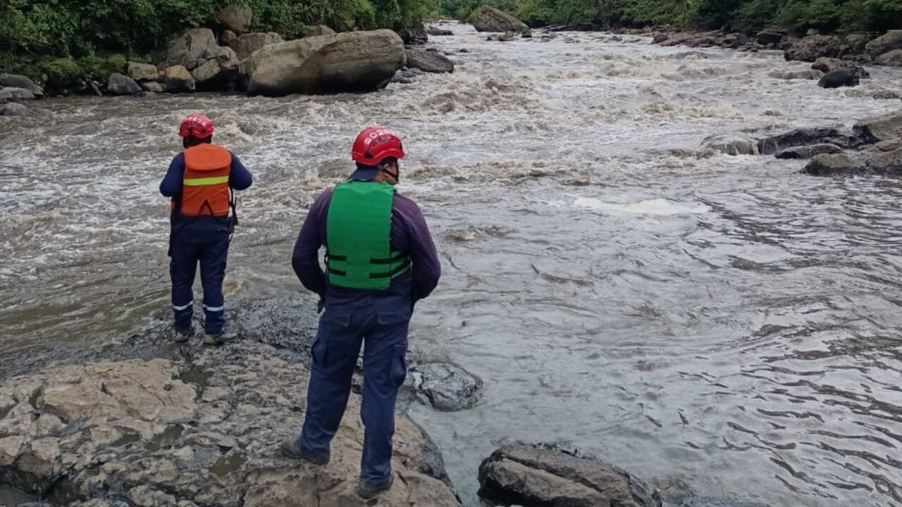 El río La Colorada se llevó la vida de un joven en Santander
