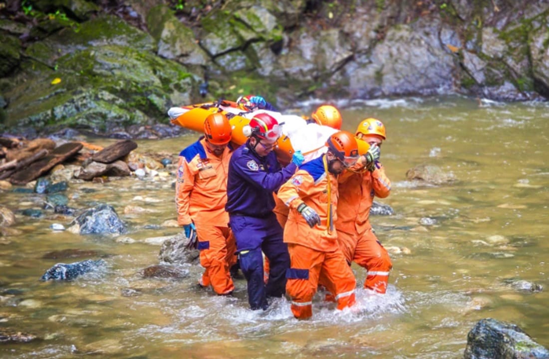 Cascada se tragó a un hombre en Piedecuesta