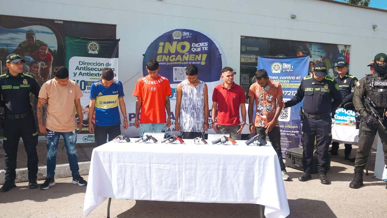 Captura de criminales y sacan armas de circulación en Barrancabermeja