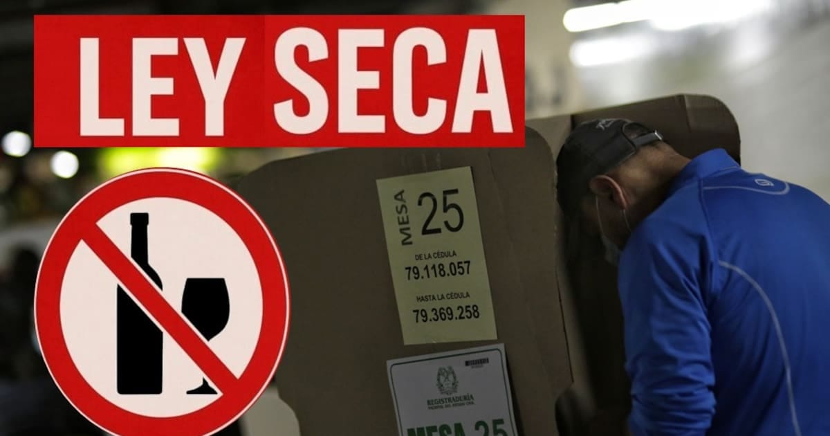 Ley seca se mantiene hasta el mediodía de este lunes en Colombia