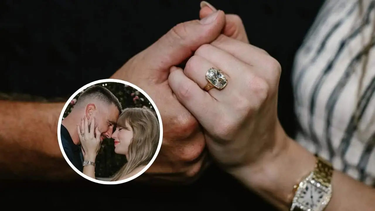 Taylor Swift aviva rumores de boda al presumir su anillo de compromiso en concierto benéfico